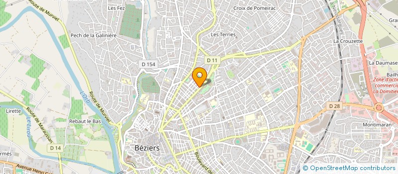 localisation de l'entreprise FL AUDIT à BEZIERS
