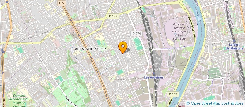 localisation de l'entreprise FL BATIMENTS à VITRY-SUR-SEINE