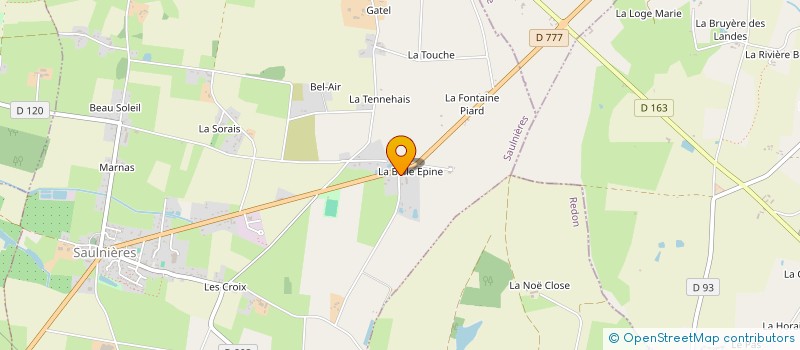 localisation de l'entreprise FL BEL AIR à SAULNIERES