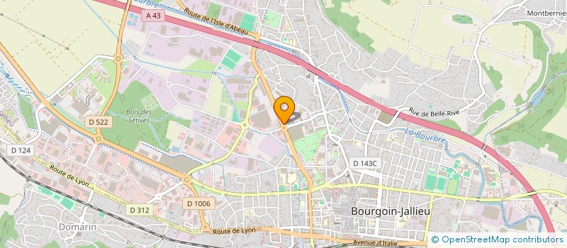 localisation de l'entreprise FL BOURGOIN FRUITS ET LEGUMES BOURGOIN à BOURGOIN-JALLIEU