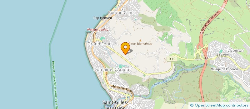 localisation de l'entreprise FL CAP FRAICHEUR  SAINT-PAUL