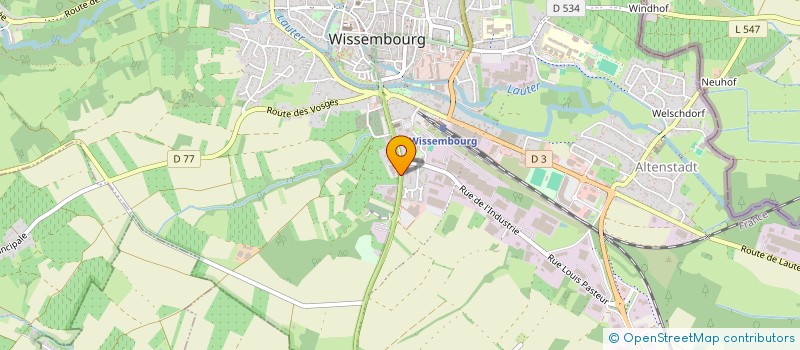 localisation de l'entreprise FL CARS à WISSEMBOURG