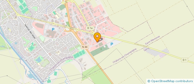 localisation de l'entreprise FL CHALONS EN CHAMPAGNE NORD  CHALONS-EN-CHAMPAGNE