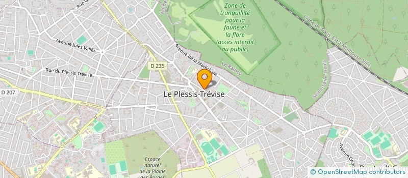 localisation de l'entreprise FL COIFFURE à LE PLESSIS-TREVISE