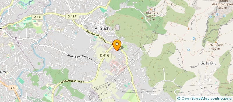 localisation de l'entreprise FL CONCEPT  ALLAUCH