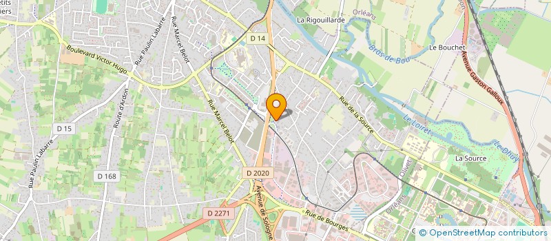 localisation de l'entreprise FL CONSEIL à OLIVET