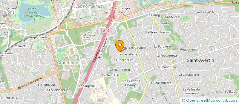 localisation de l'entreprise FL CONSEIL à SAINT-AVERTIN