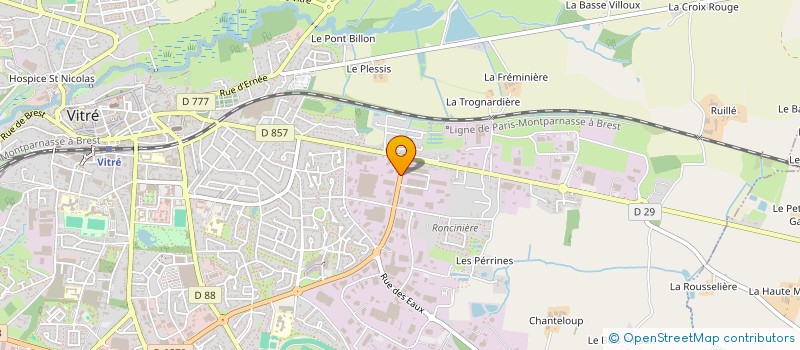 localisation de l'entreprise FL CONSEILS  VITRE