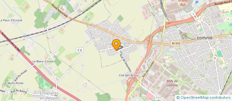 localisation de l'entreprise FL CONSULT'IMM à LILLE