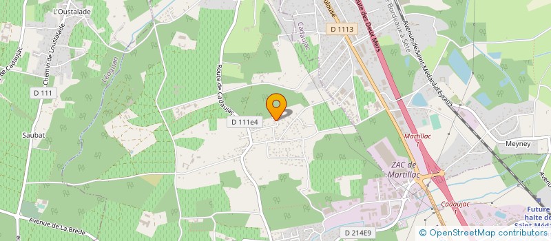 localisation de l'entreprise FL CONSULTING  MARTILLAC