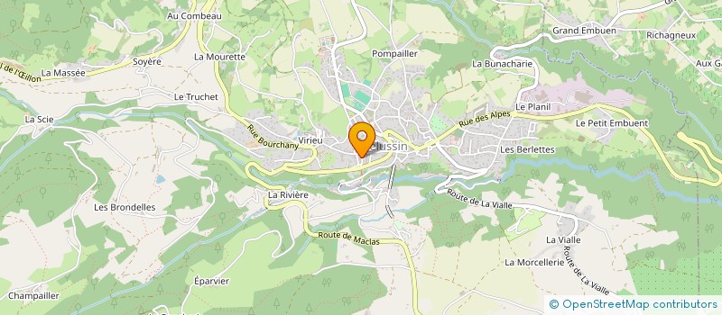 localisation de l'entreprise FL CORP  PELUSSIN