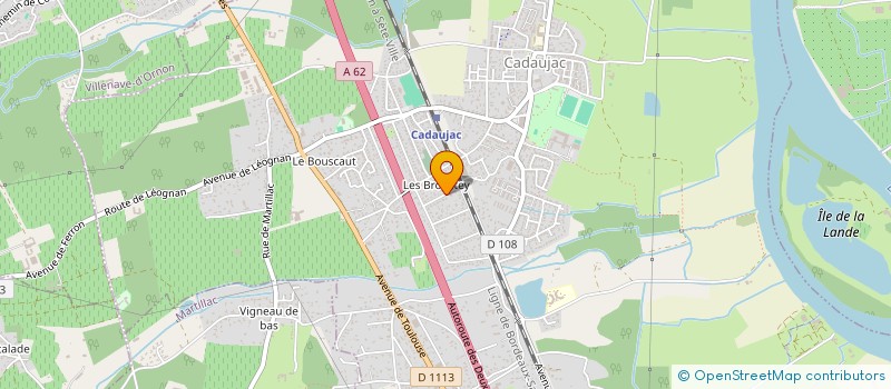 localisation de l'entreprise FL COURTAGE à CADAUJAC