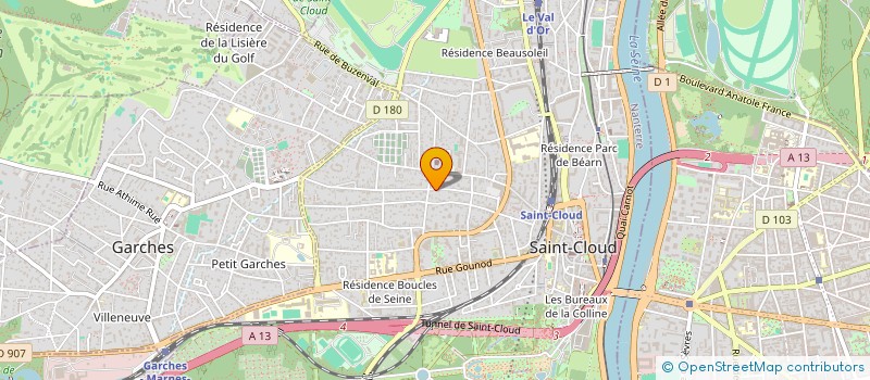 localisation de l'entreprise FL CROISSANCE à SAINT-CLOUD