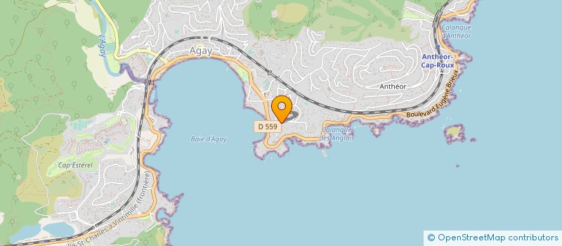 localisation de l'entreprise FL DEVELOPPEMENT à SAINT-RAPHAEL