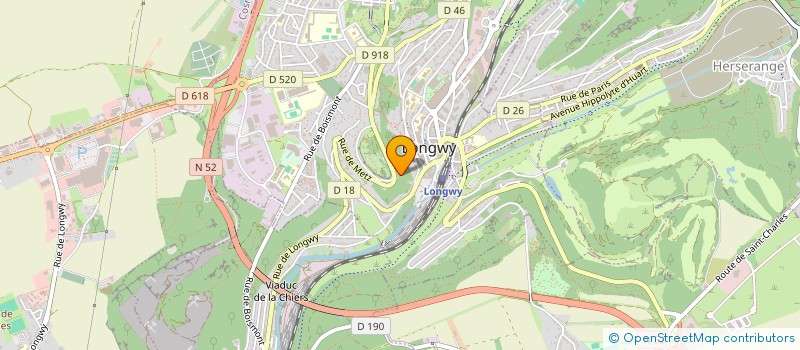 localisation de l'entreprise FL DIFFUSION à LONGWY