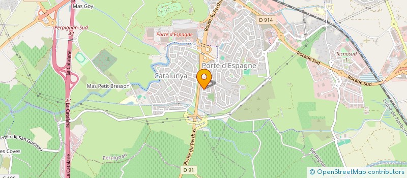 localisation de l'entreprise FL DISTRIBUTION  PERPIGNAN