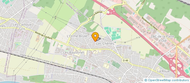 localisation de l'entreprise FL DMI  HERBLAY-SUR-SEINE