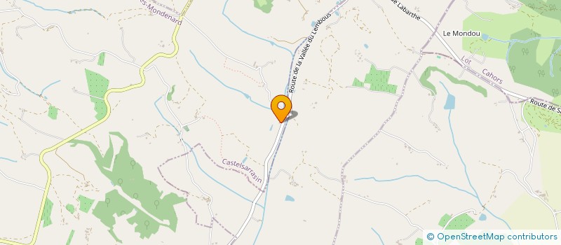 localisation de l'entreprise FL'EAU GAZ  CAZES-MONDENARD