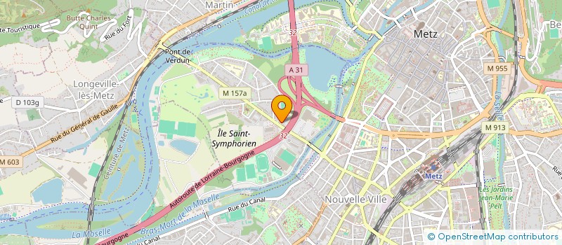 localisation de l'entreprise FL ECLAIRAGE  LONGEVILLE-LES-METZ