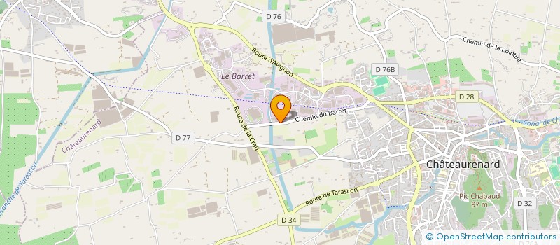 localisation de l'entreprise FL - EMBALL à CHATEAURENARD
