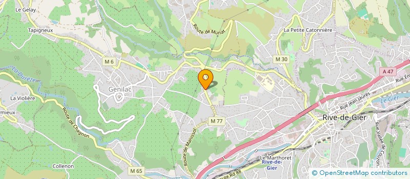 localisation de l'entreprise FL ENERGIE  GENILAC