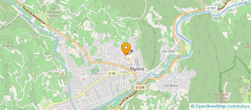 localisation de l'entreprise FL ENERGIE  NYONS
