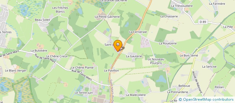 localisation de l'entreprise FL ENVIRONNEMENT  SAINT-MARS-DU-DESERT