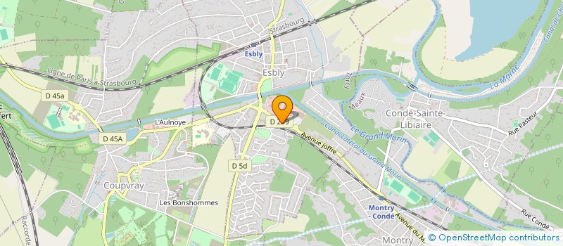 localisation de l'entreprise FL ESBLY à ESBLY