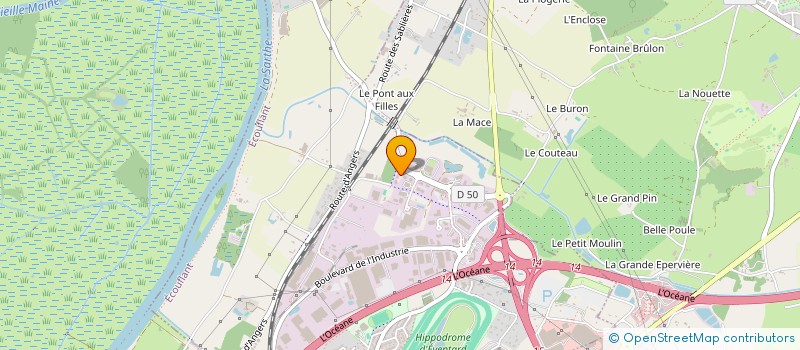 localisation de l'entreprise FL ET ASSOCIES à ECOUFLANT