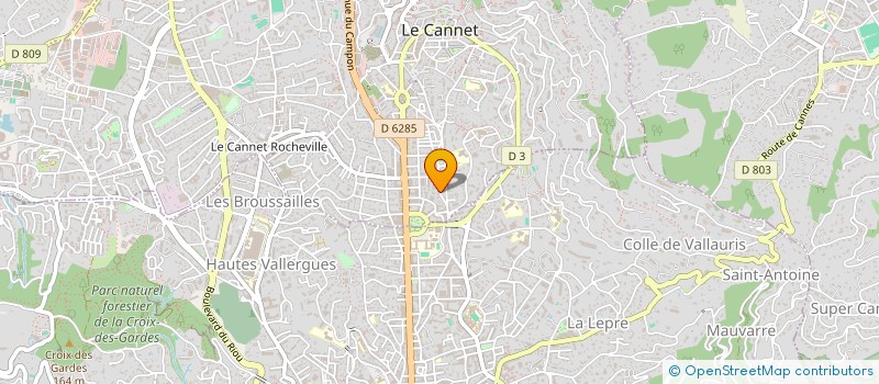 localisation de l'entreprise FL FOODS  LE CANNET