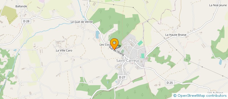 localisation de l'entreprise FL FORMATION  SAINT-CARREUC