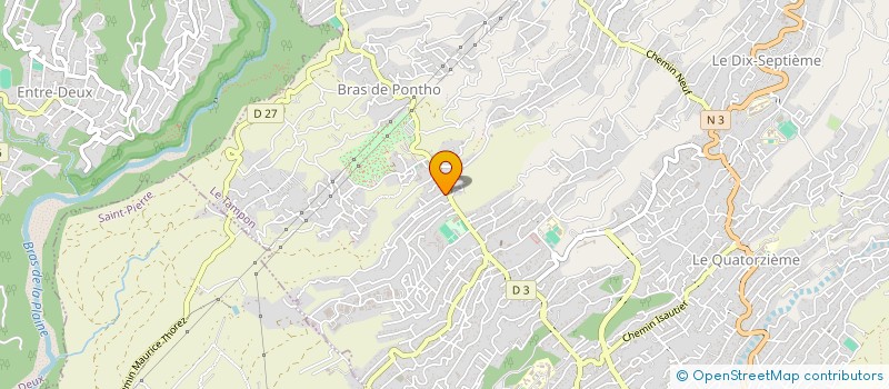 localisation de l'entreprise FL GESTION  LE TAMPON