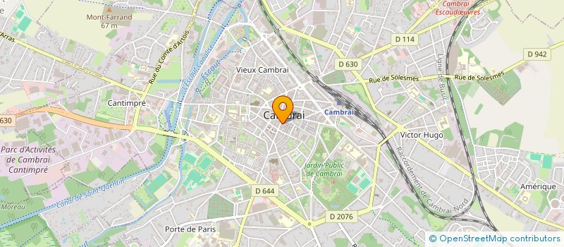 localisation de l'entreprise FL GESTION à CAMBRAI