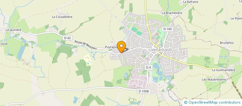 localisation de l'entreprise FL GIRAUDET  VENANSAULT