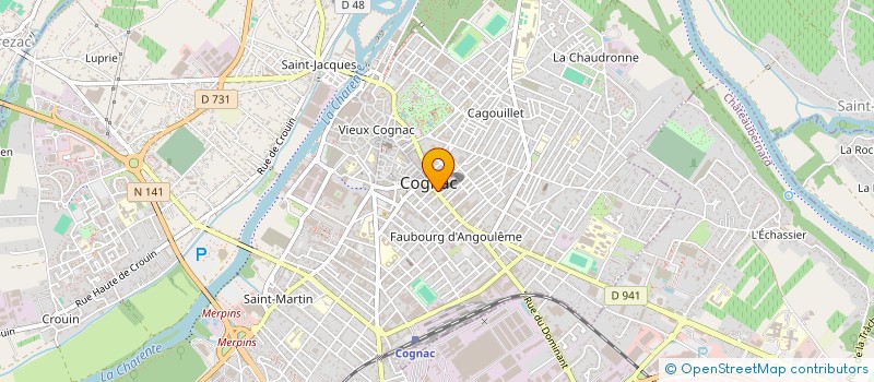 localisation de l'entreprise FL GOURMET à COGNAC