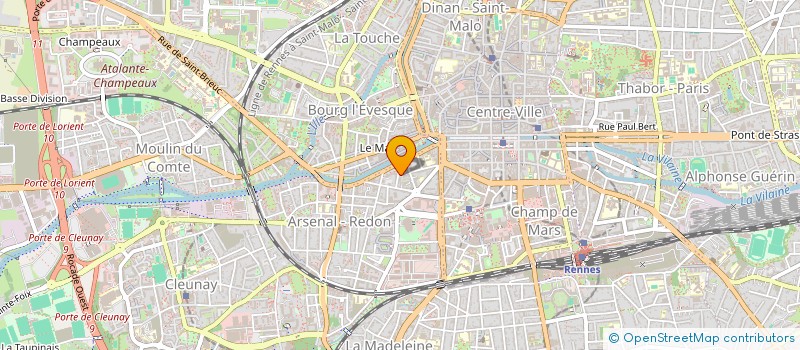 localisation de l'entreprise FL - GP RENNES OUEST  RENNES