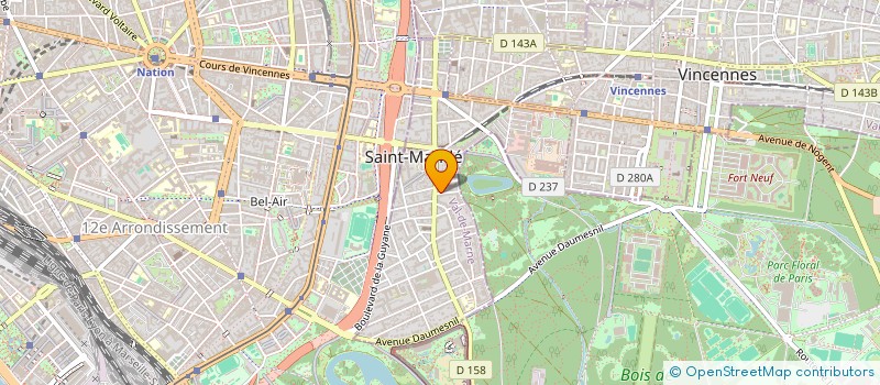 localisation de l'entreprise FL-GROUPE  SAINT-MANDE