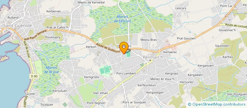 localisation de l'entreprise FL HABITAT  PENMARCH