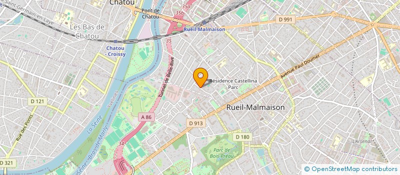 localisation de l'entreprise FL HOLDING à RUEIL-MALMAISON