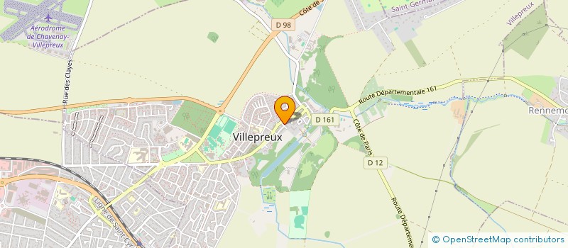 localisation de l'entreprise FL HOLDING  VILLEPREUX