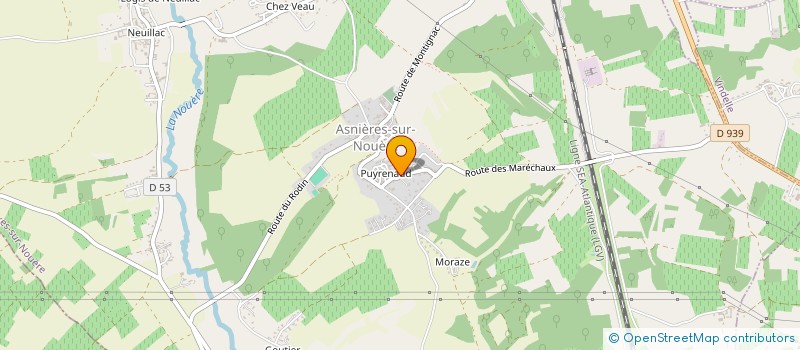localisation de l'entreprise FL HOME à ASNIERES-SUR-NOUERE