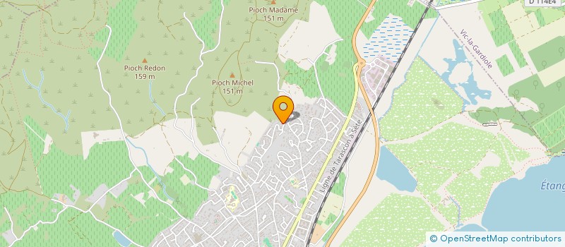 localisation de l'entreprise FL IMMO à FRONTIGNAN