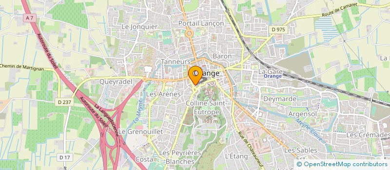 localisation de l'entreprise FL IMMO à ORANGE