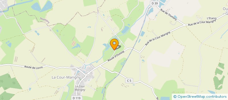 localisation de l'entreprise FL IMMO  LA COUR-MARIGNY