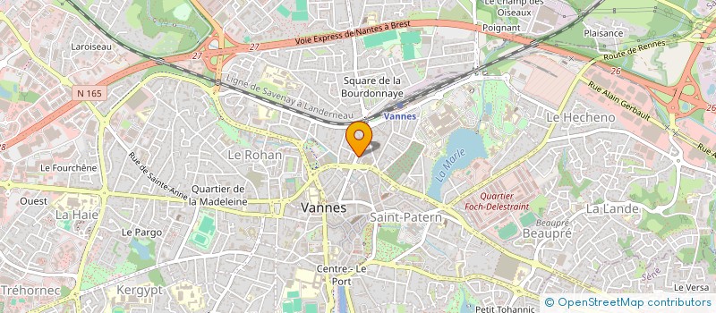 localisation de l'entreprise FL IMMOBILIER à VANNES