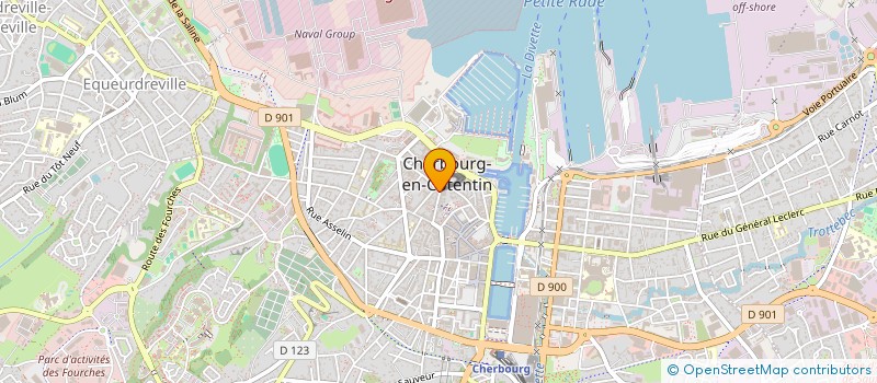 localisation de l'entreprise FL IMMOBILIER à CHERBOURG-EN-COTENTIN