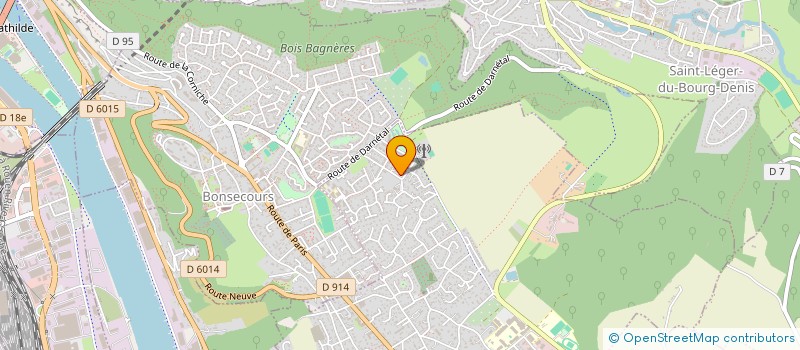 localisation de l'entreprise FL IMMOBILIER  LE MESNIL-ESNARD