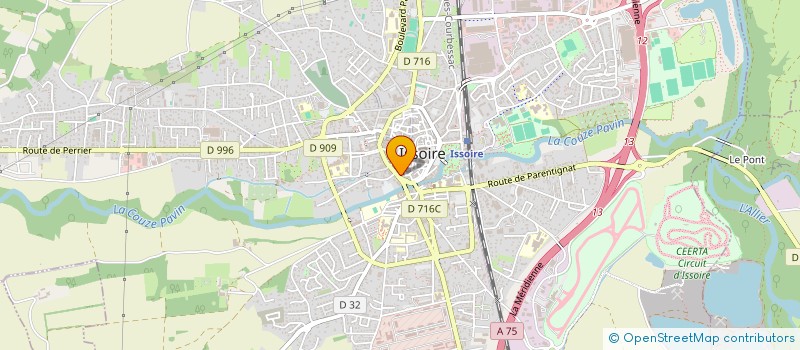 localisation de l'entreprise FL IMMOBILIER  ISSOIRE