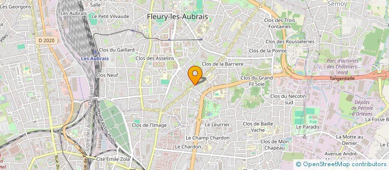 localisation de l'entreprise FL INDUSTRIE METALLIQUE à ORLEANS