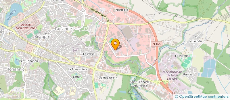localisation de l'entreprise FL INDUSTRIES - FLI à VANNES